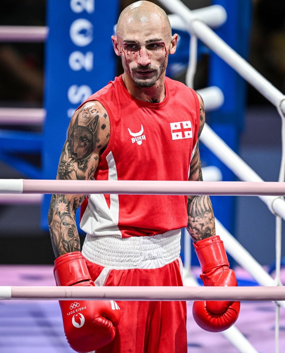 Georgia Boxing Federation athlete wearing BUKA