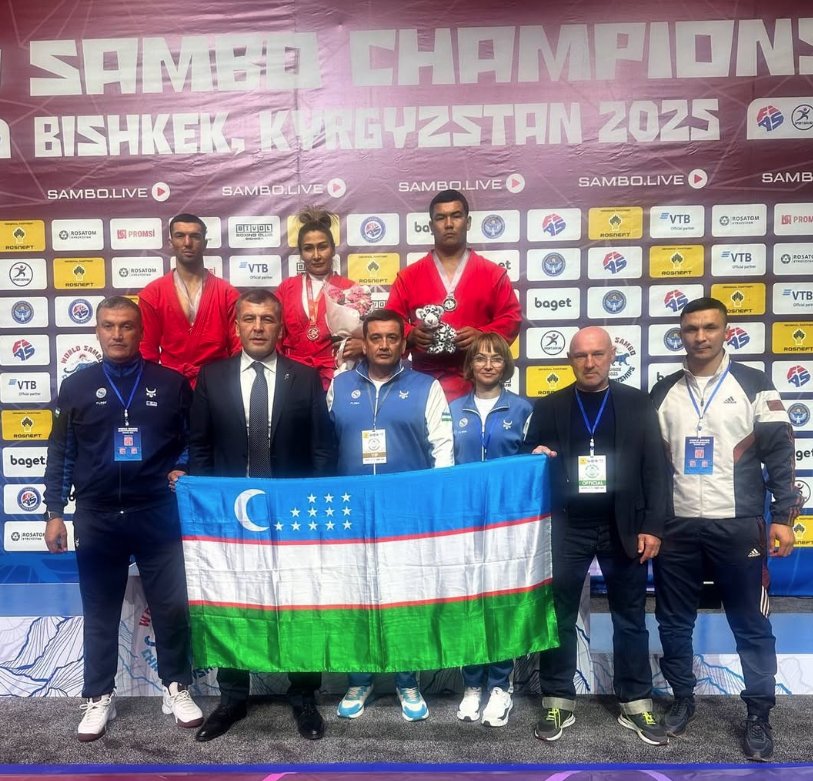Uzbekistan Sambo Federation team wearing BUKA
